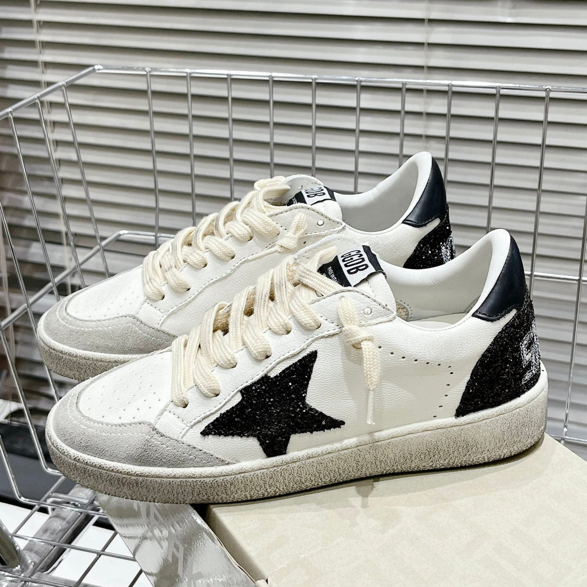 Golden Goose Vintage Distressed Sneakers #125