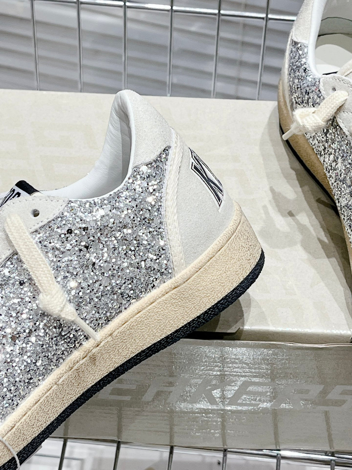 Golden Goose Vintage Distressed Sneakers #133