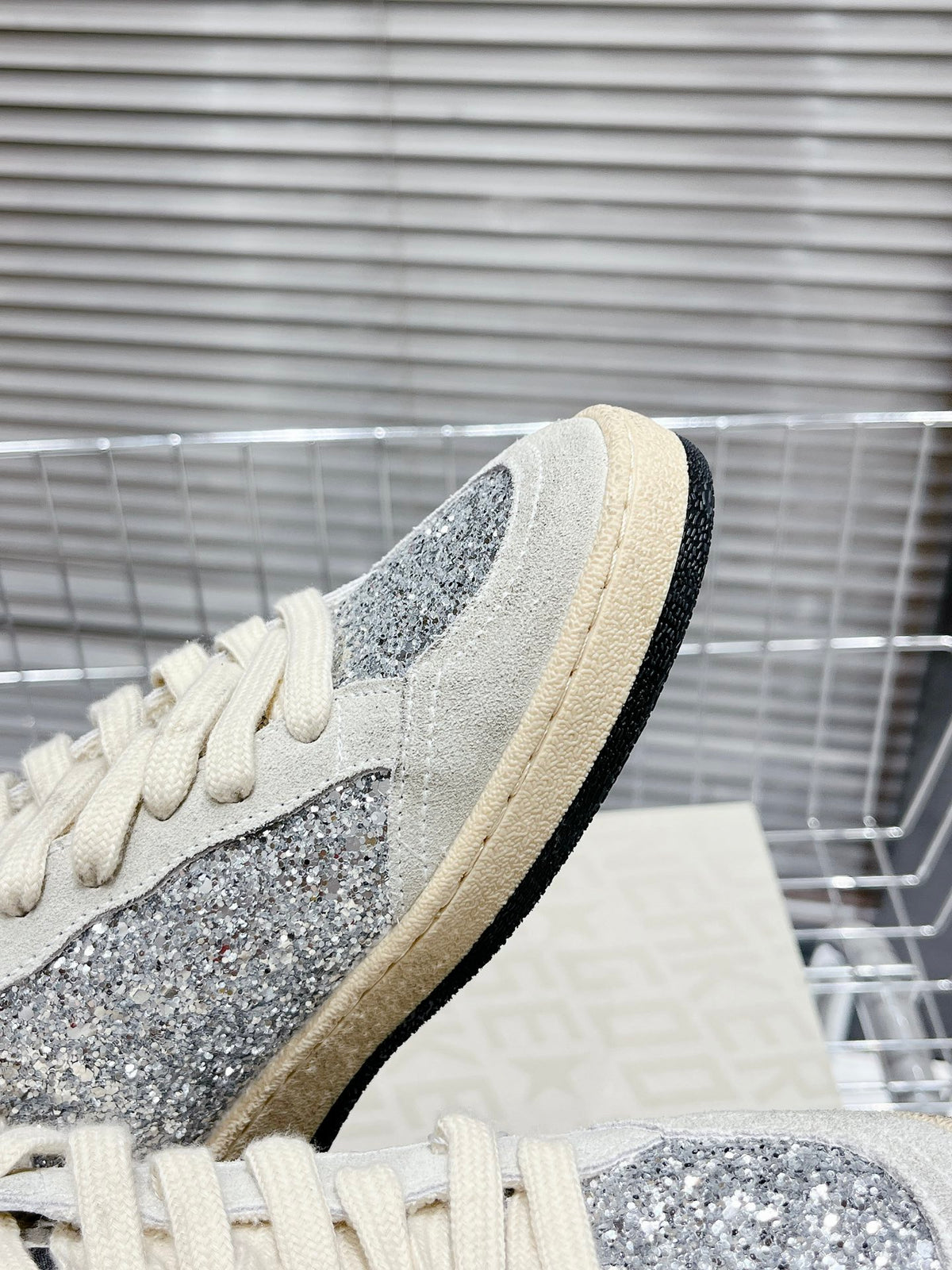 Golden Goose Vintage Distressed Sneakers #133