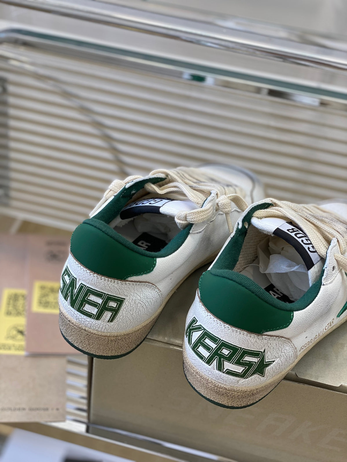 Golden Goose Vintage Distressed Sneakers #129