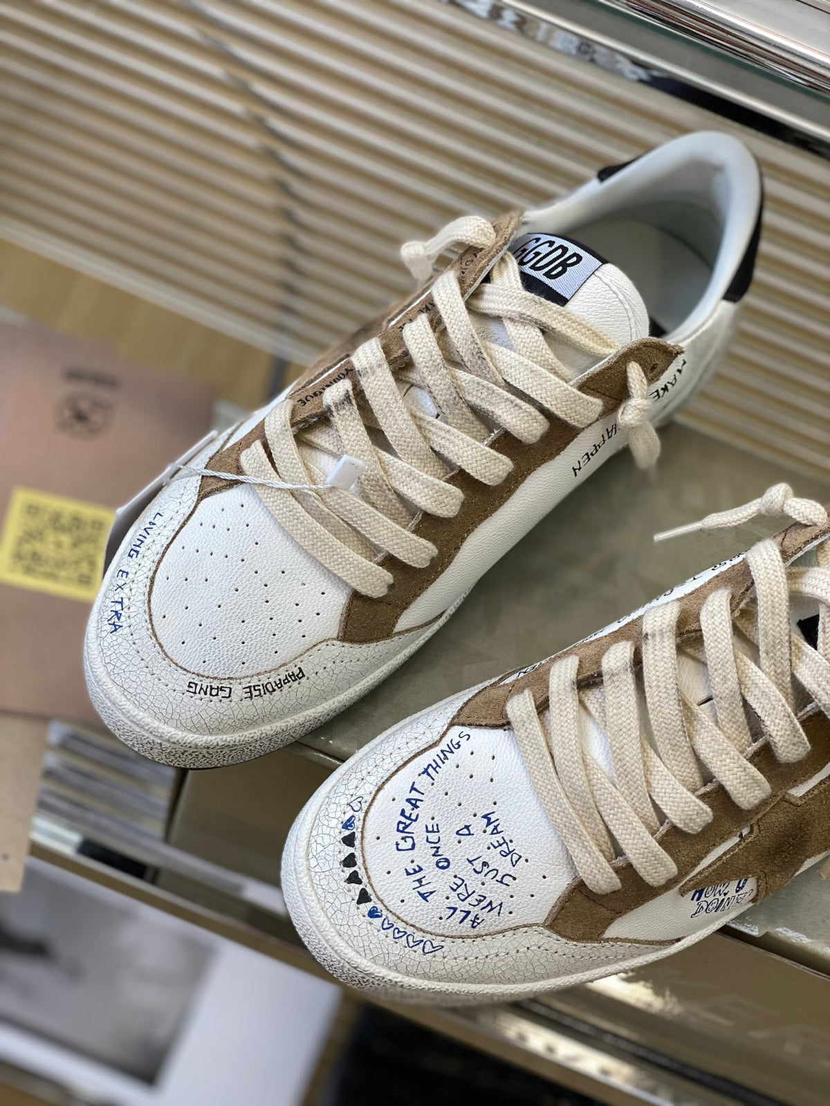 Golden Goose Vintage Distressed Sneakers #284