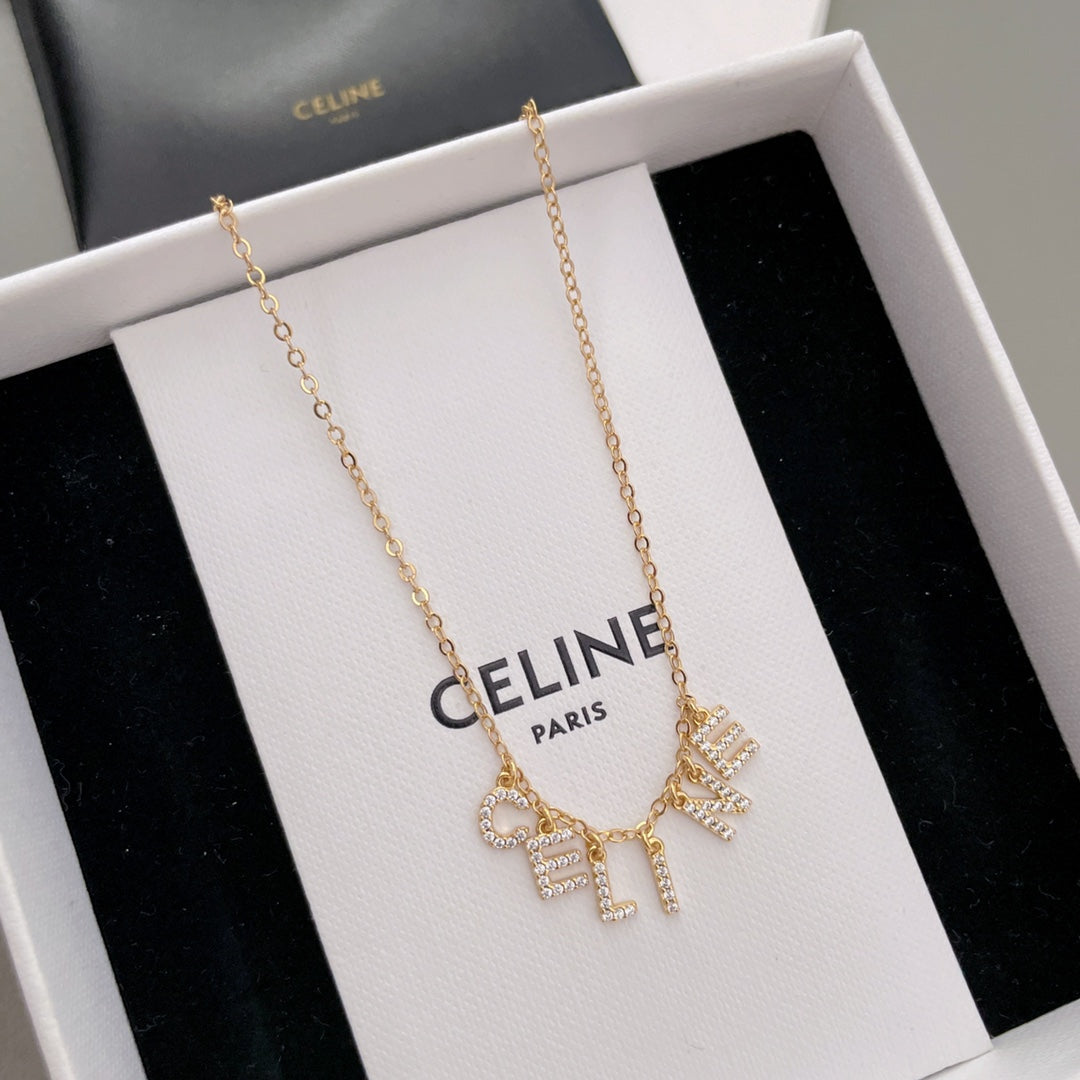 CELINE Crystal Necklace