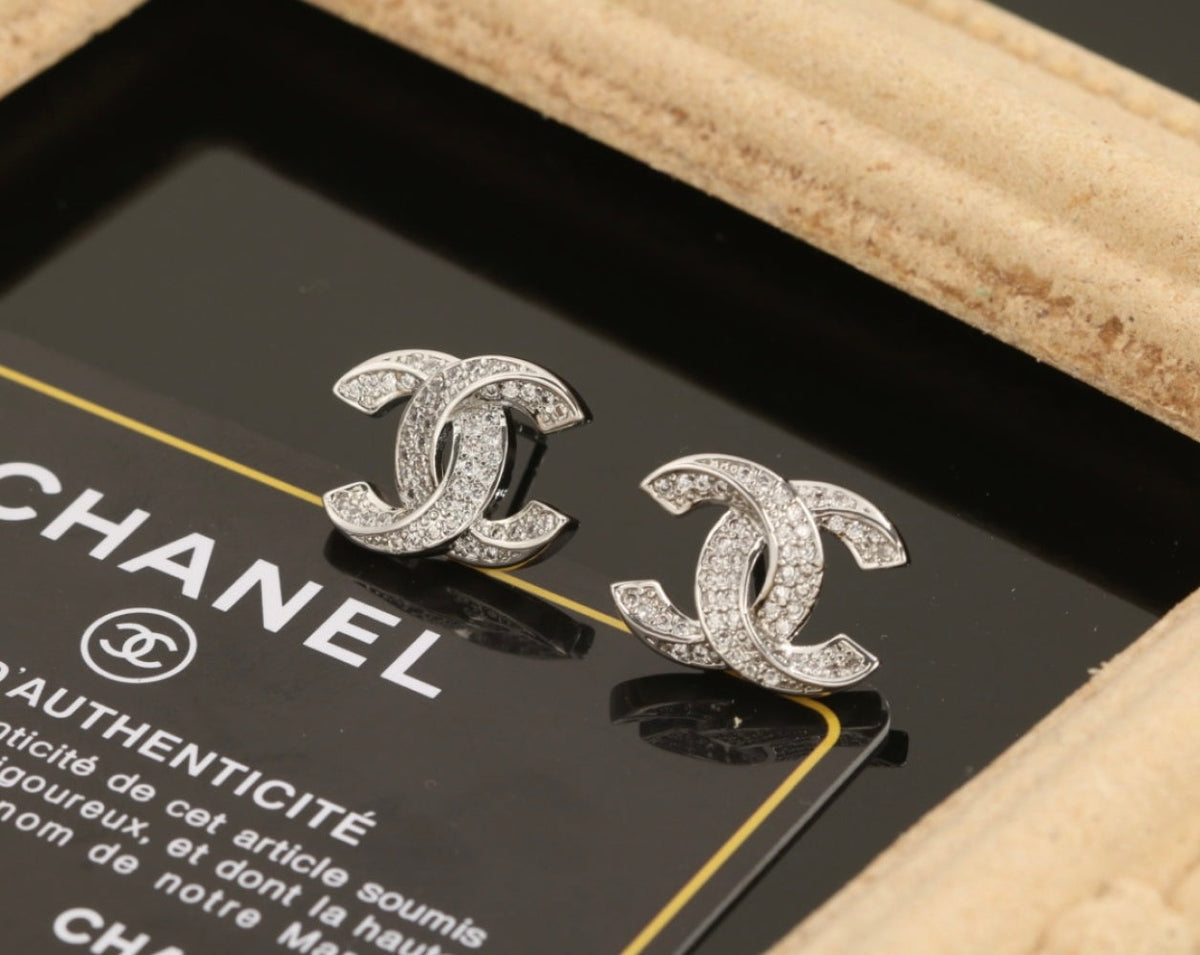 Chanel Double C Earrings