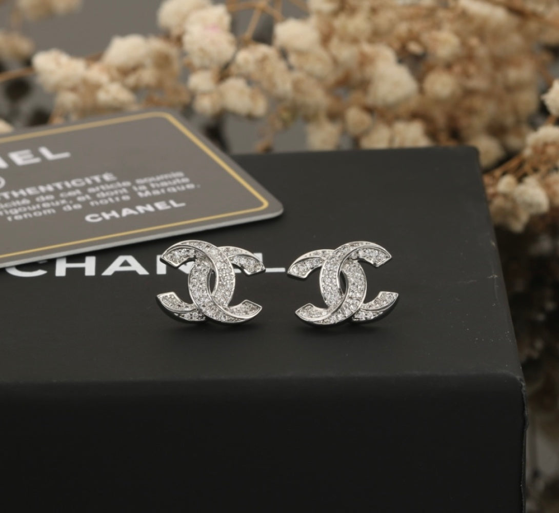 Chanel Double C Earrings