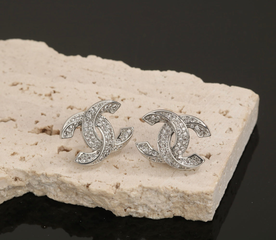 Chanel Double C Earrings