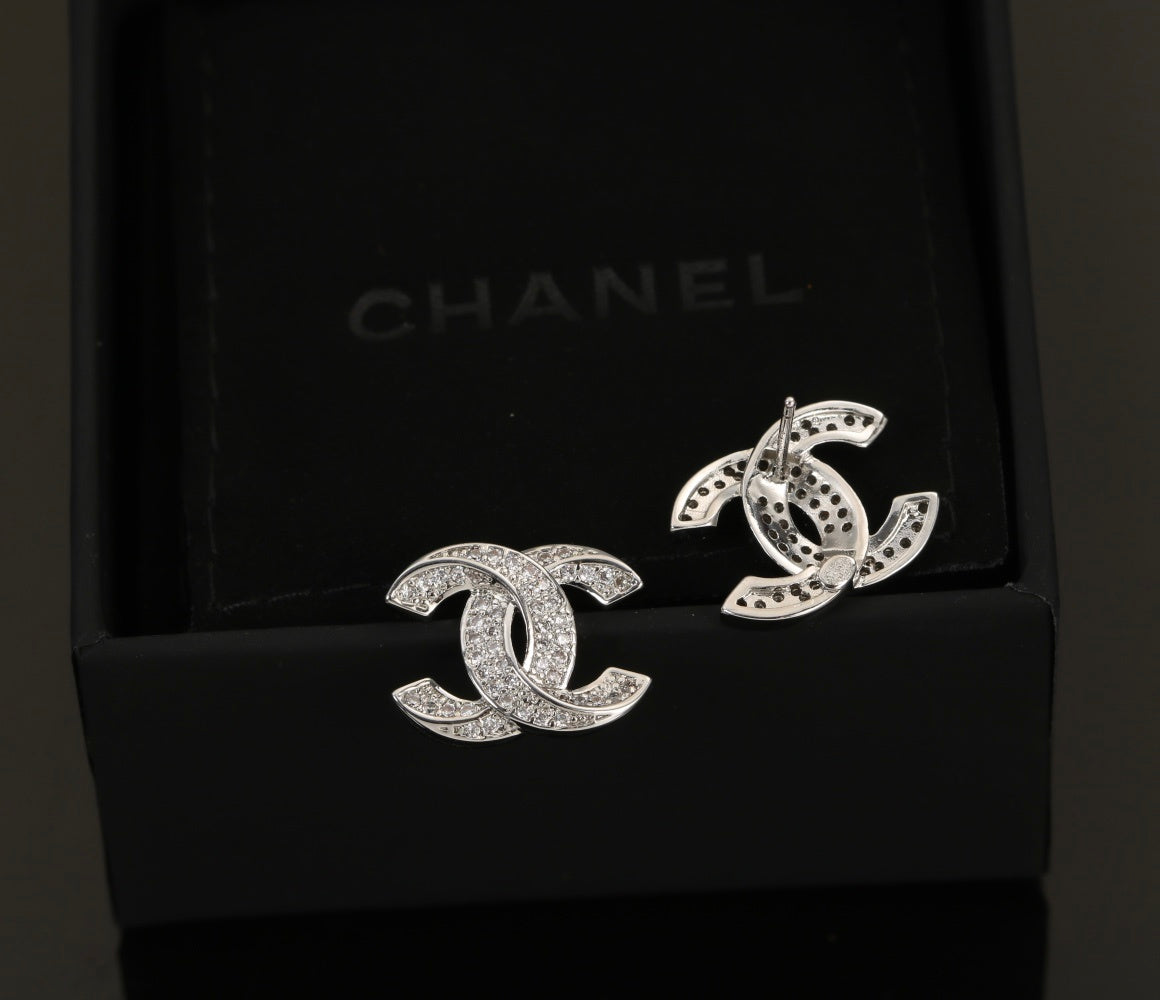 Chanel Double C Earrings