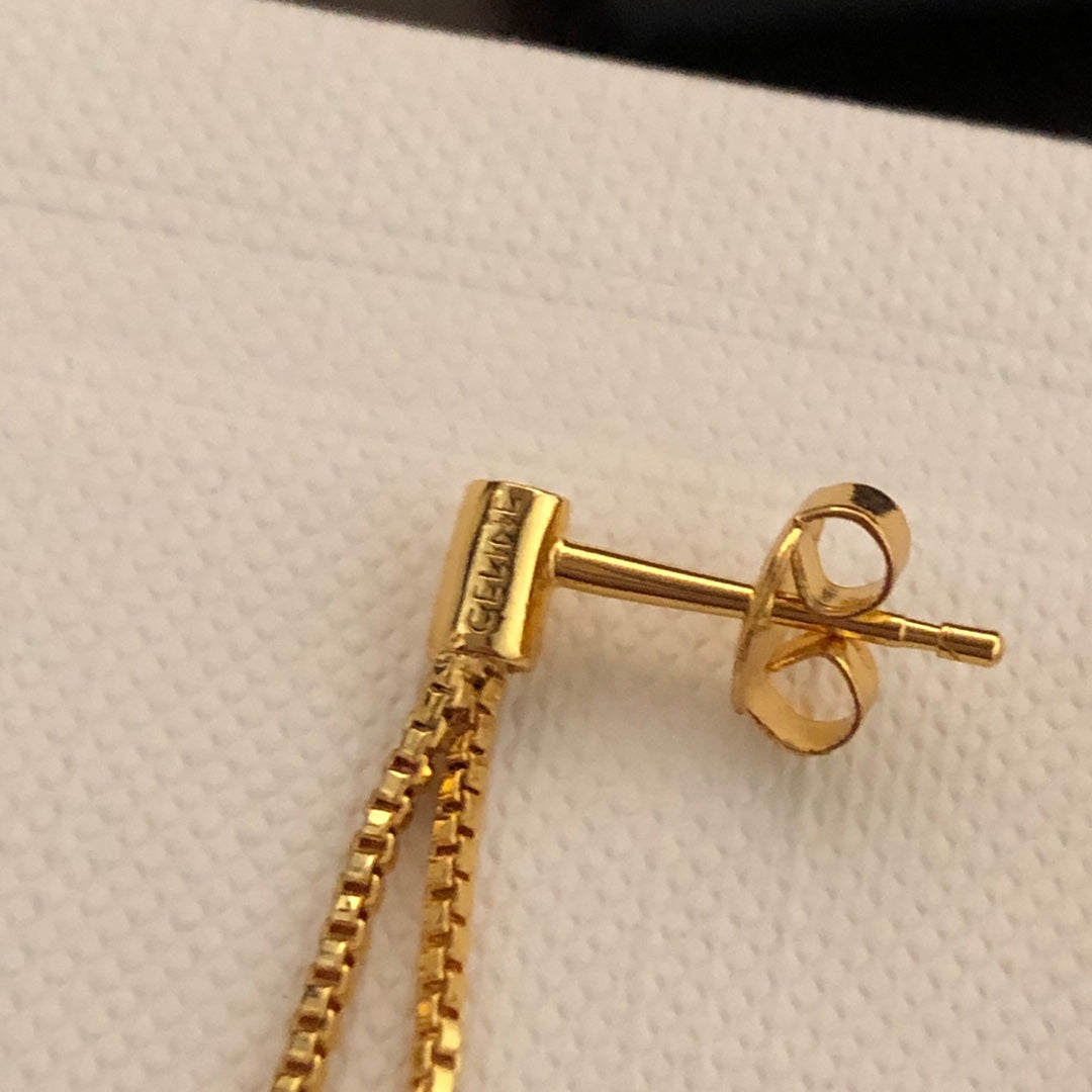 CELINE Triomphe Earrings