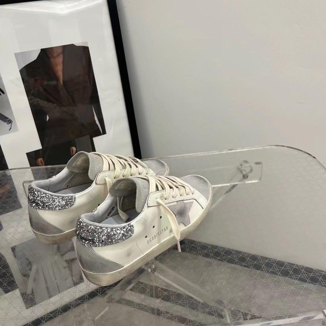 Golden Goose Vintage Distressed Sneakers #262