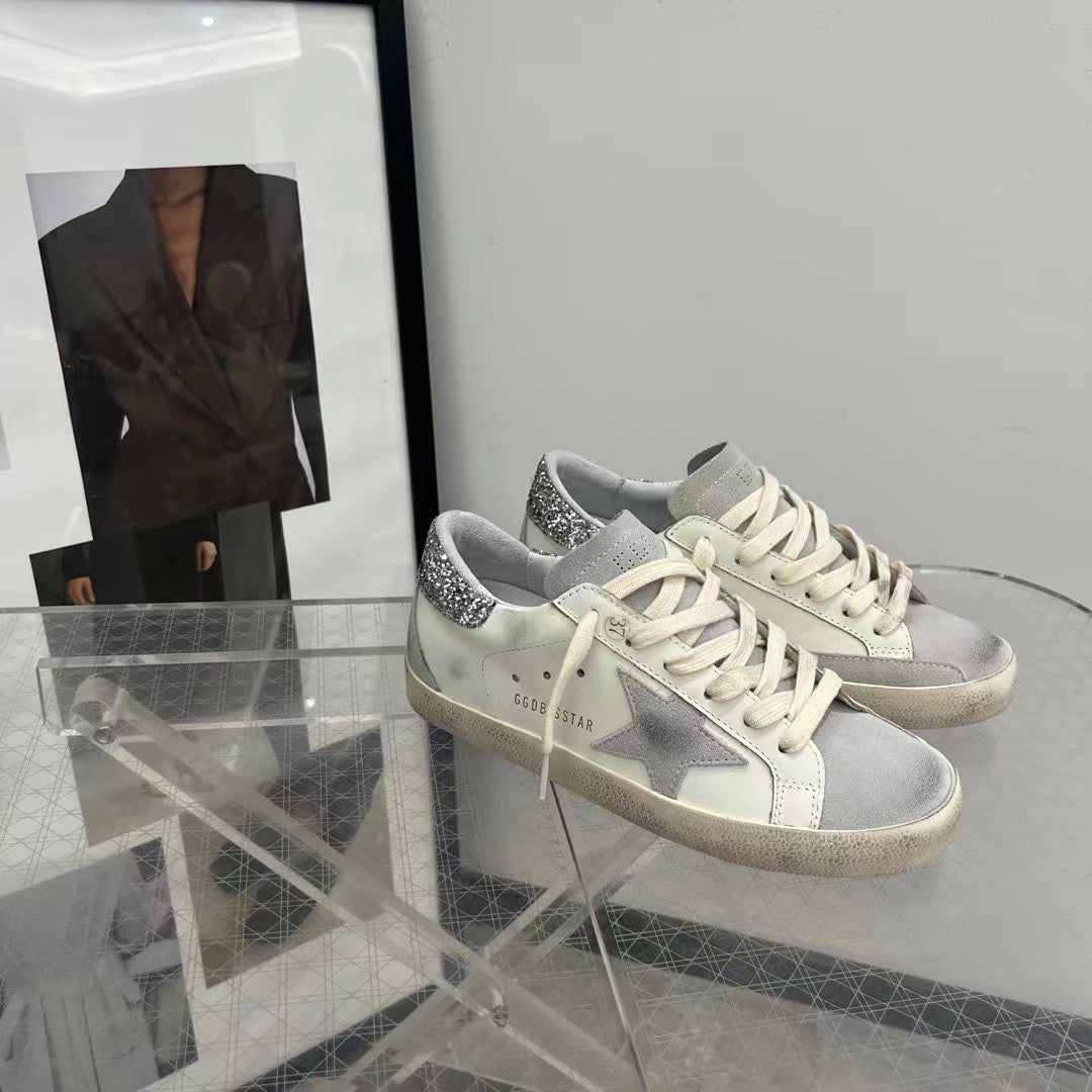 Golden Goose Vintage Distressed Sneakers #262
