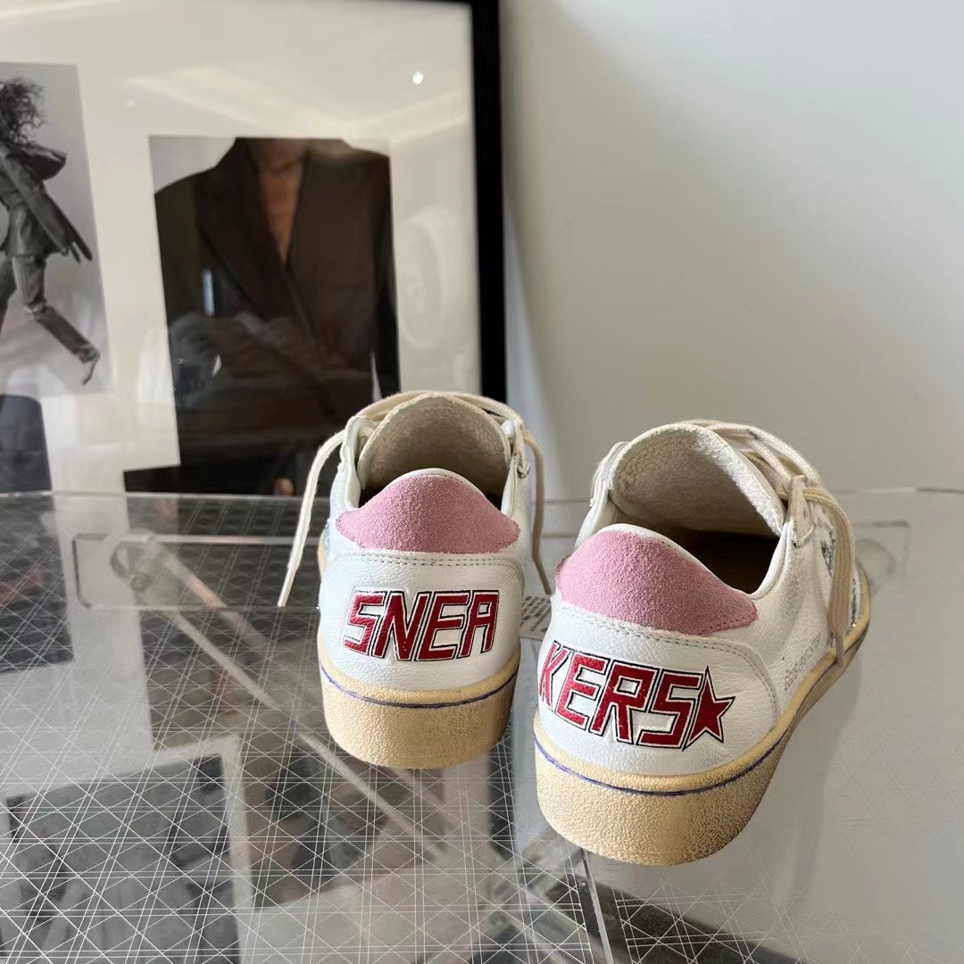 Golden Goose Vintage Distressed Sneakers #157