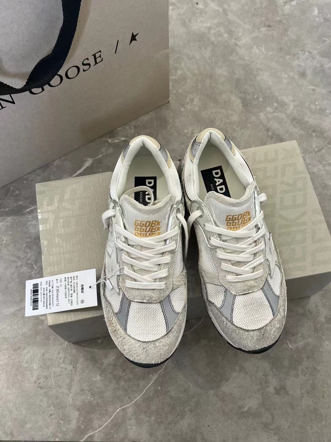 Golden Goose Vintage Distressed Sneakers #279