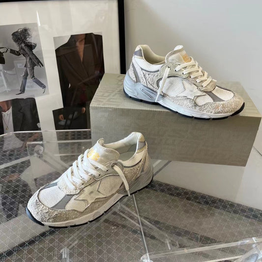 Golden Goose Vintage Distressed Sneakers #279