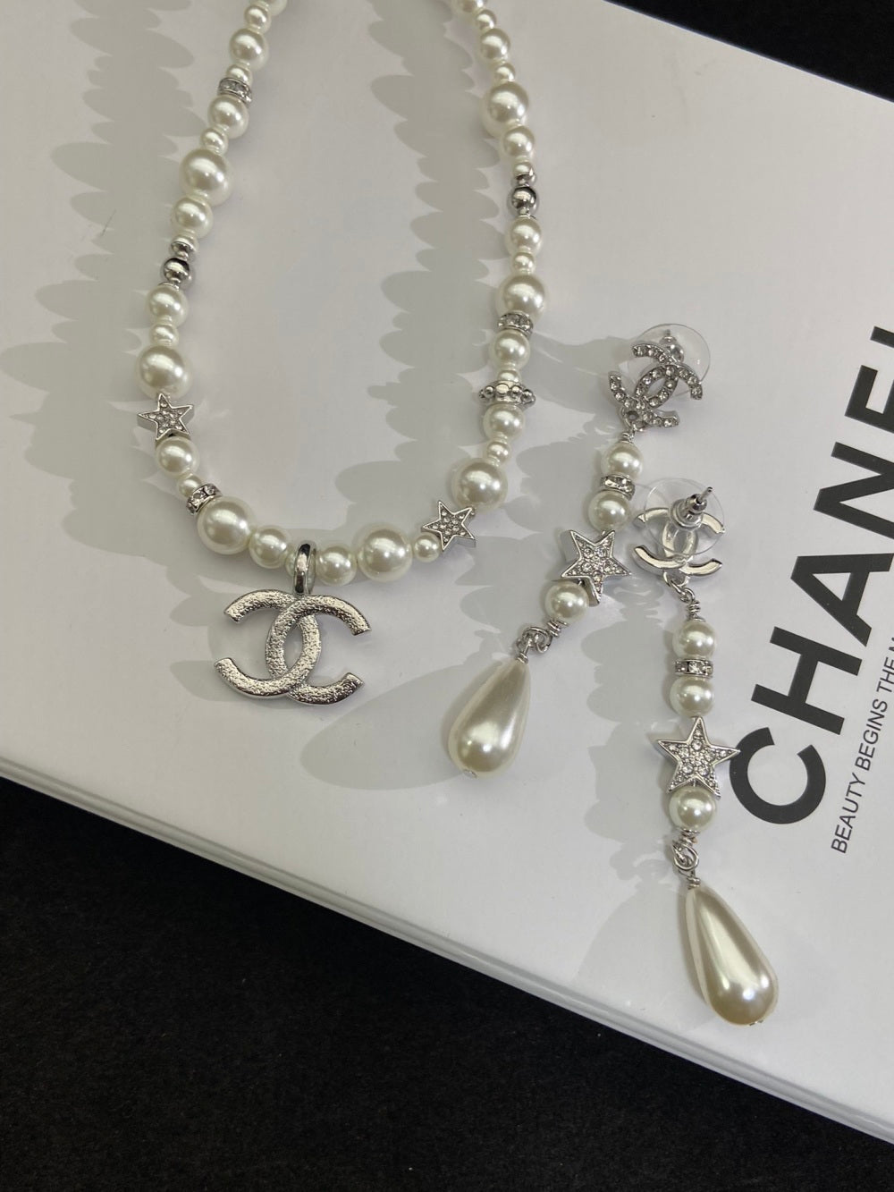 Chanel Pearl Earrings