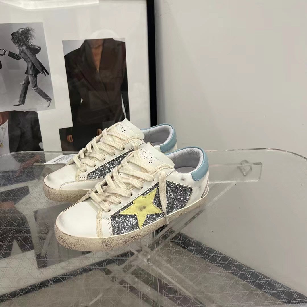 Golden Goose Vintage Distressed Sneakers #070