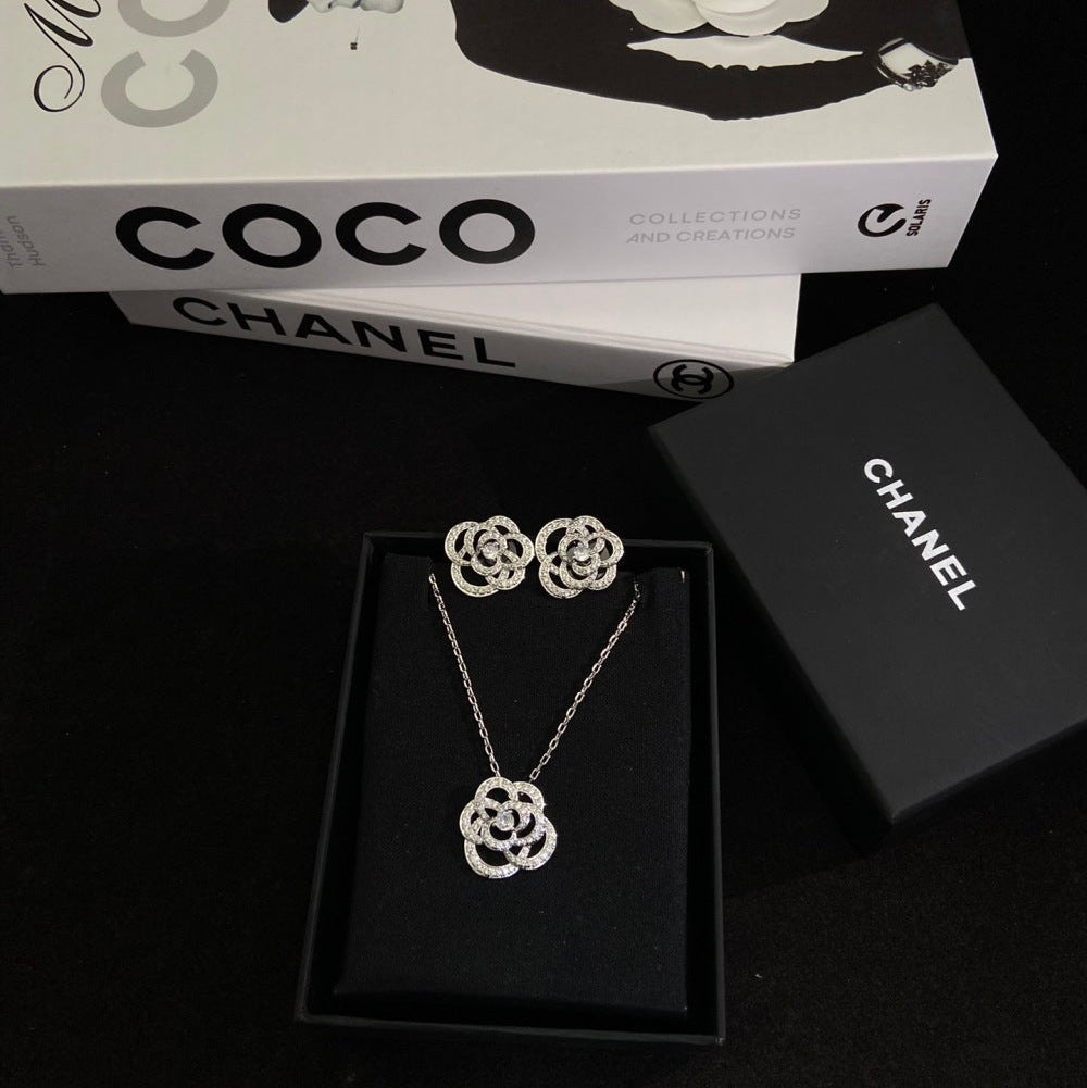 Chanel Camellia Earrings