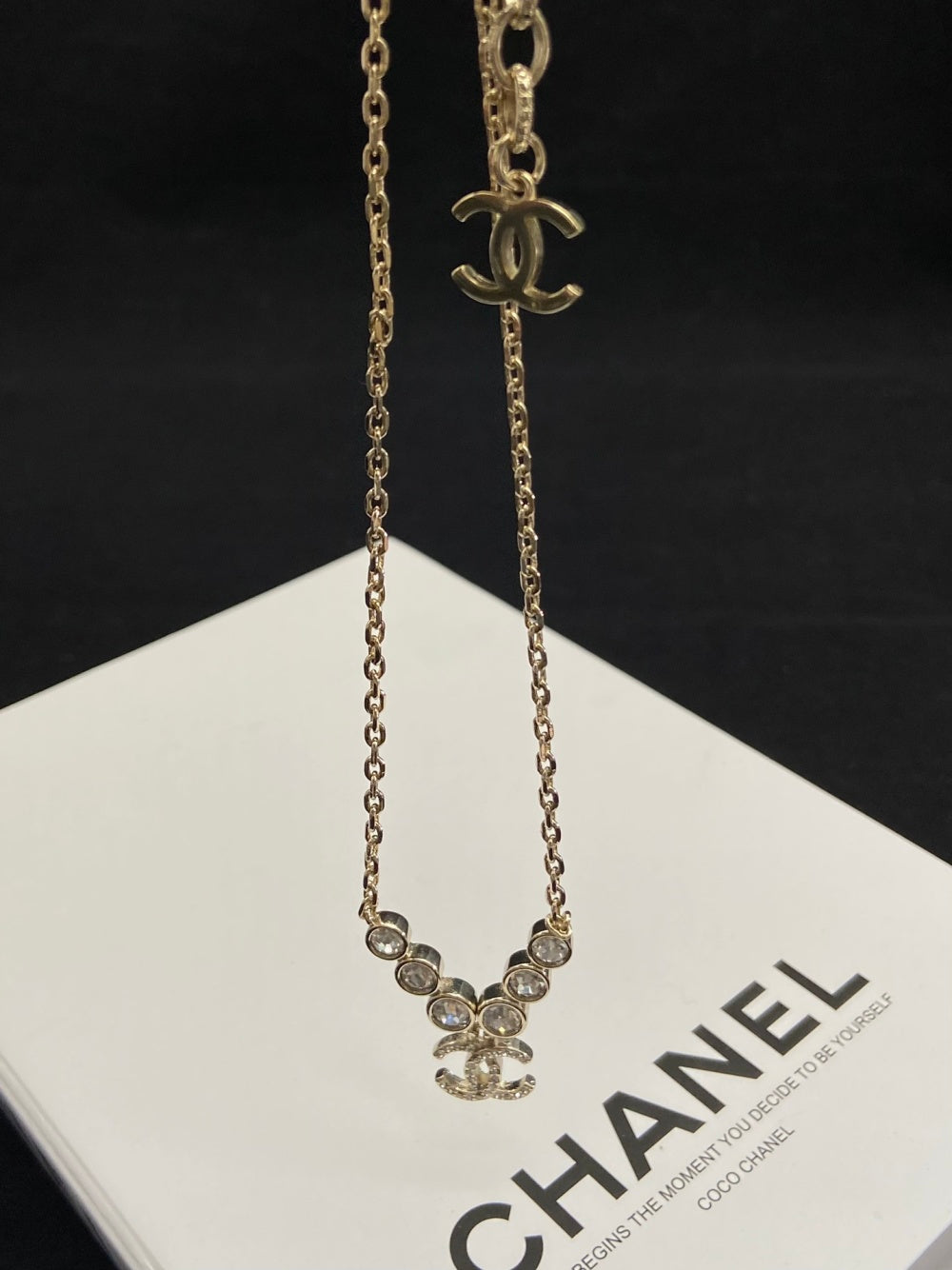 Chanel Crystal Earrings