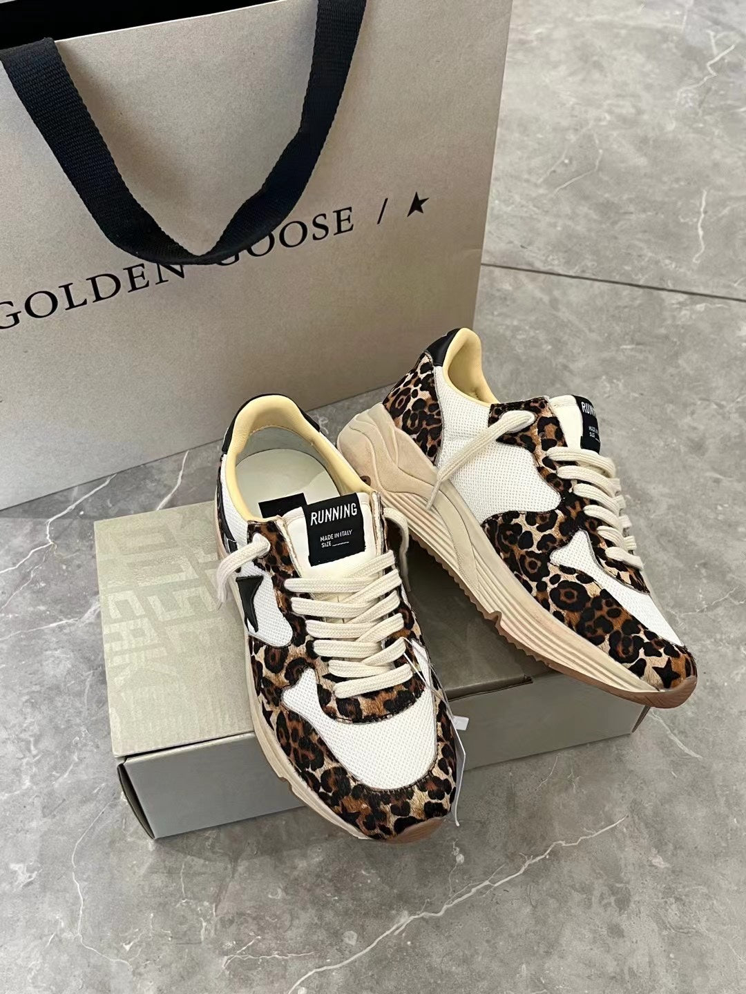 Golden Goose Vintage Distressed Sneakers #231
