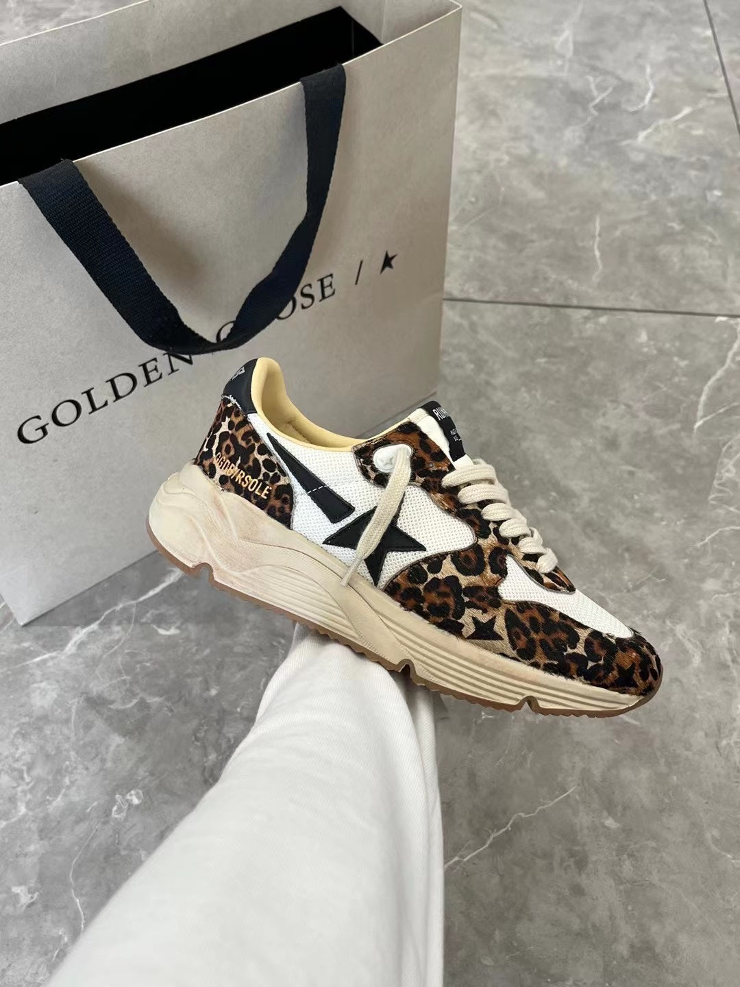 Golden Goose Vintage Distressed Sneakers #231