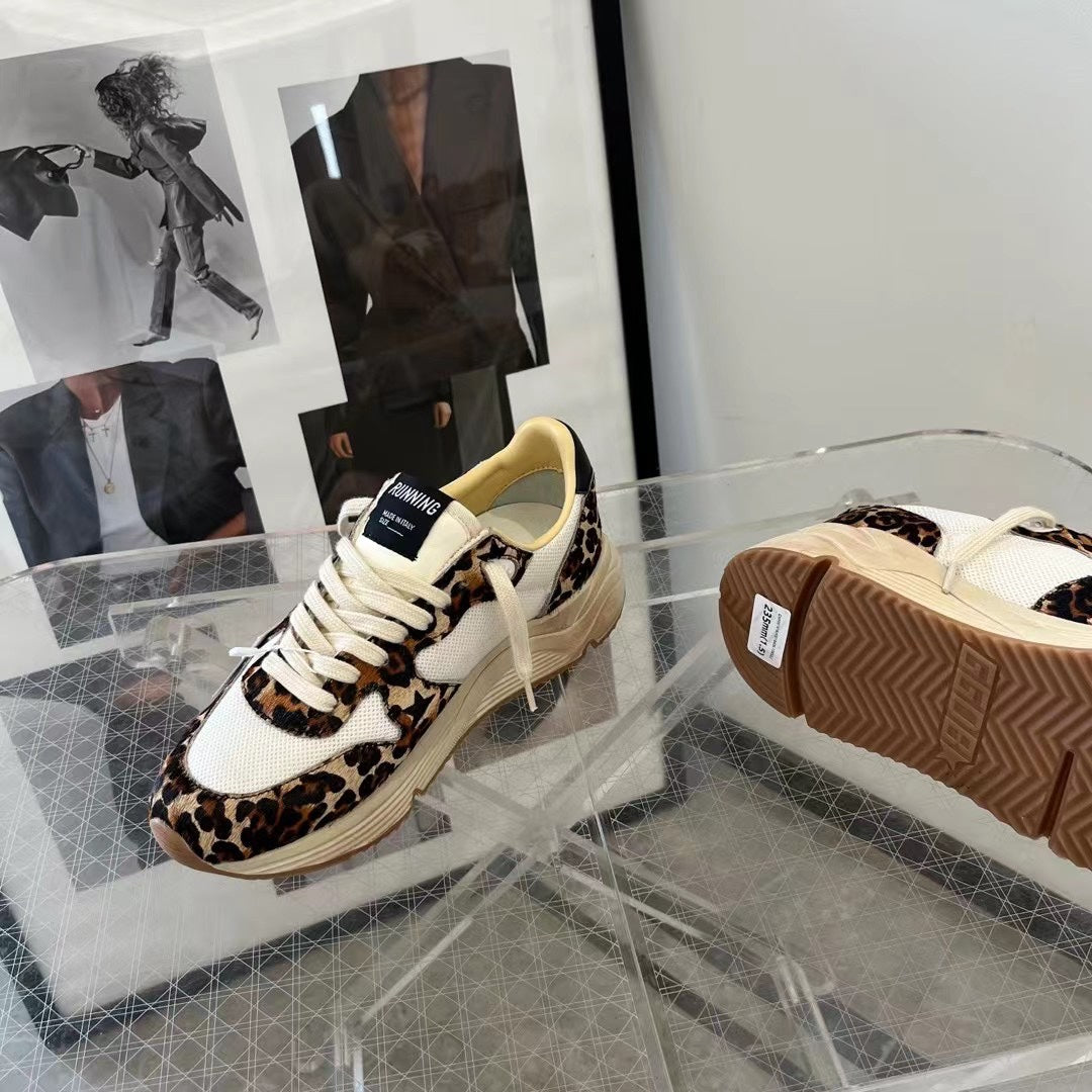 Golden Goose Vintage Distressed Sneakers #231