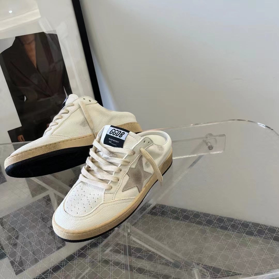 Golden Goose Vintage Distressed Sneakers #115