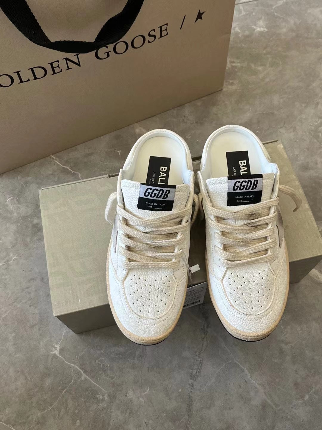 Golden Goose Vintage Distressed Sneakers #115