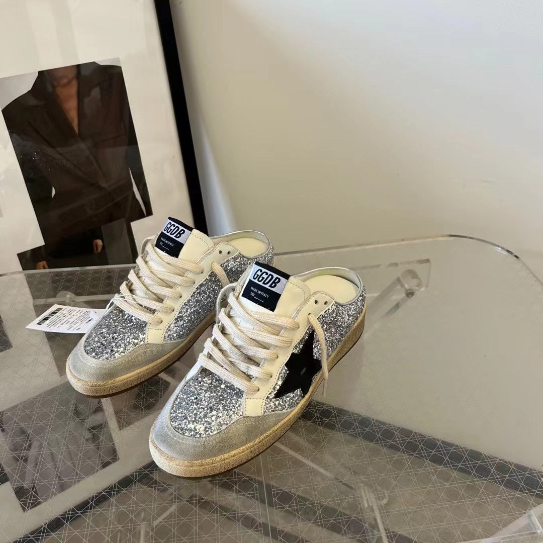 Golden Goose Vintage Distressed Sneakers #151