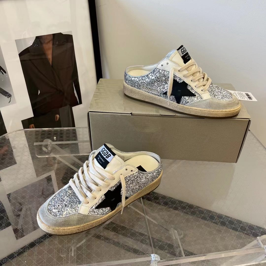 Golden Goose Vintage Distressed Sneakers #151