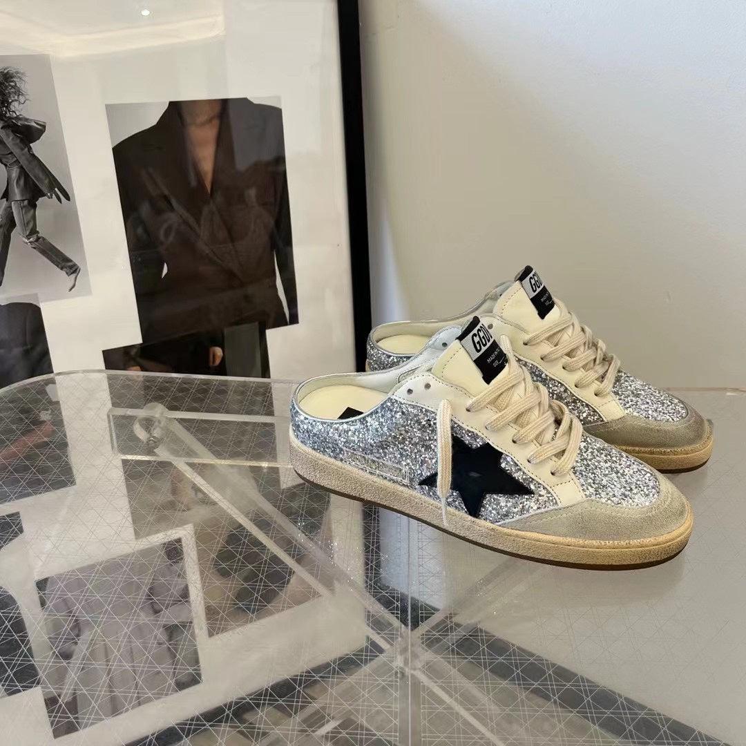 Golden Goose Vintage Distressed Sneakers #151