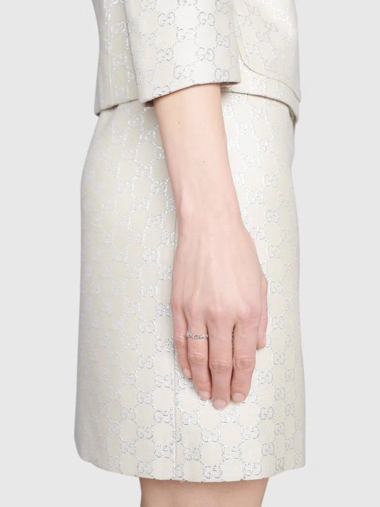 Gucci Gold-Plated Floral Ring