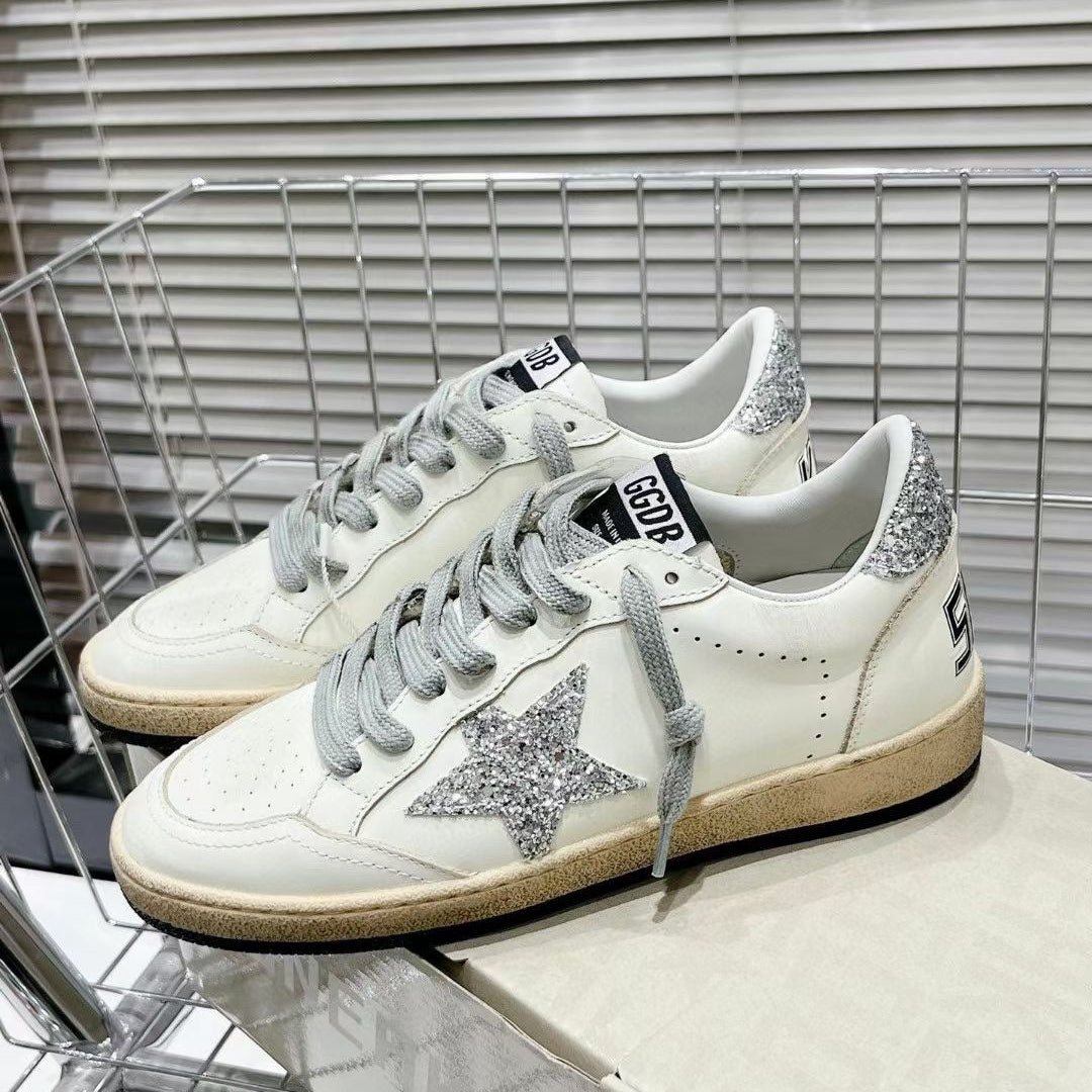 Golden Goose Vintage Distressed Sneakers #148