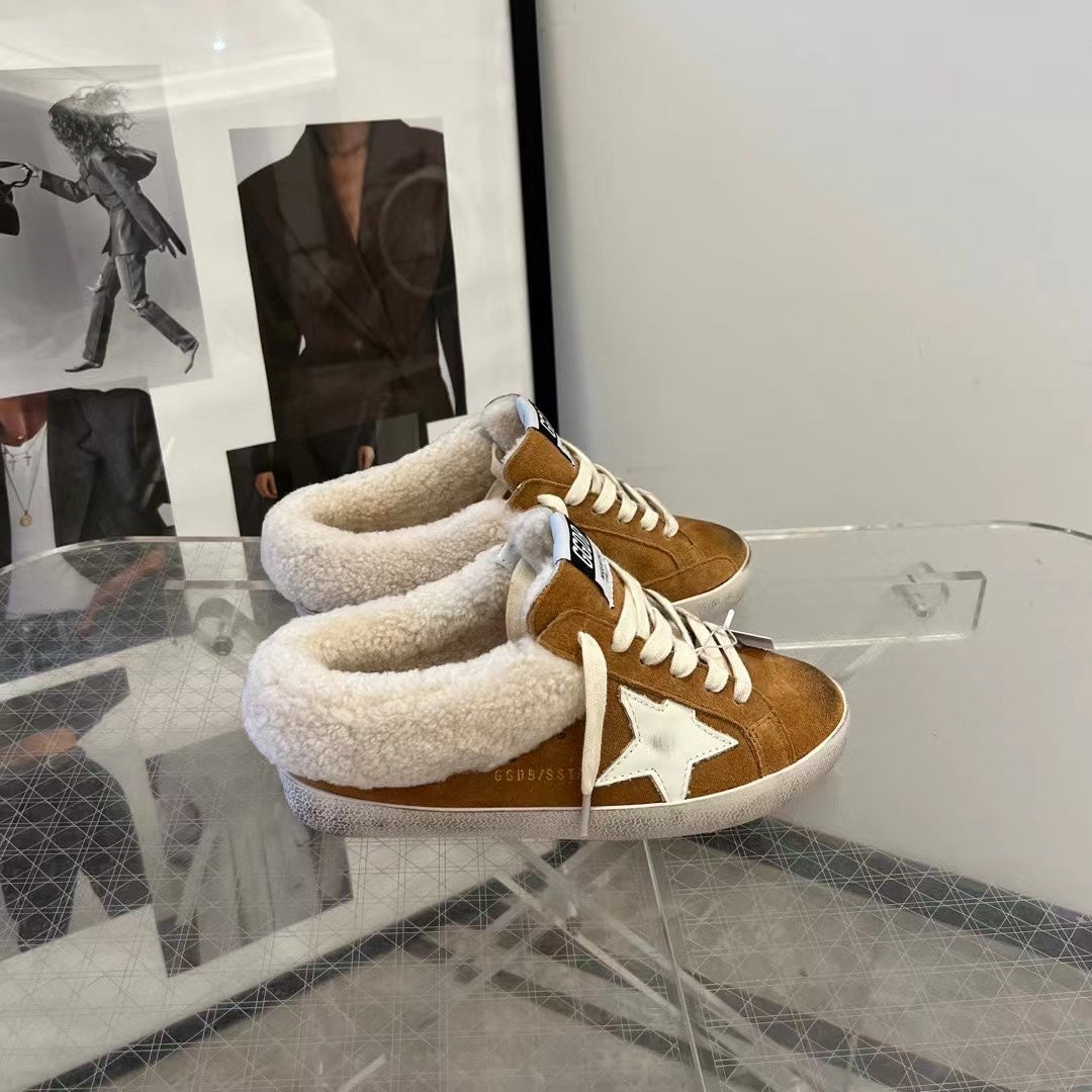 Golden Goose Vintage Distressed Sneakers #023