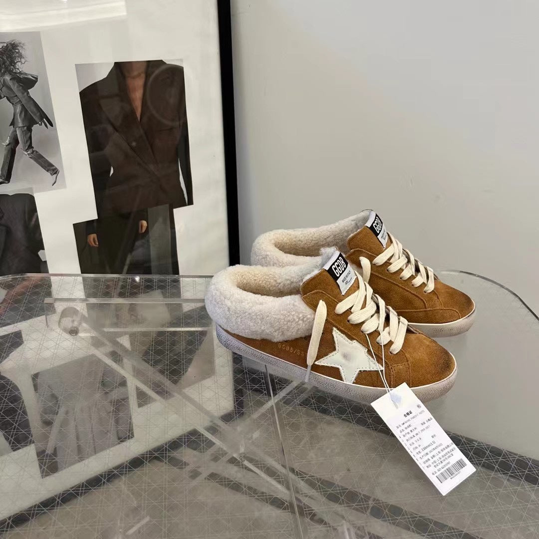 Golden Goose Vintage Distressed Sneakers #023