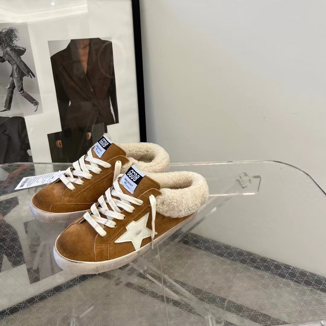 Golden Goose Vintage Distressed Sneakers #023