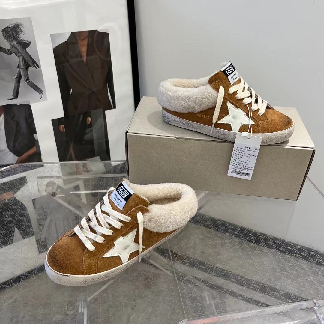 Golden Goose Vintage Distressed Sneakers #023