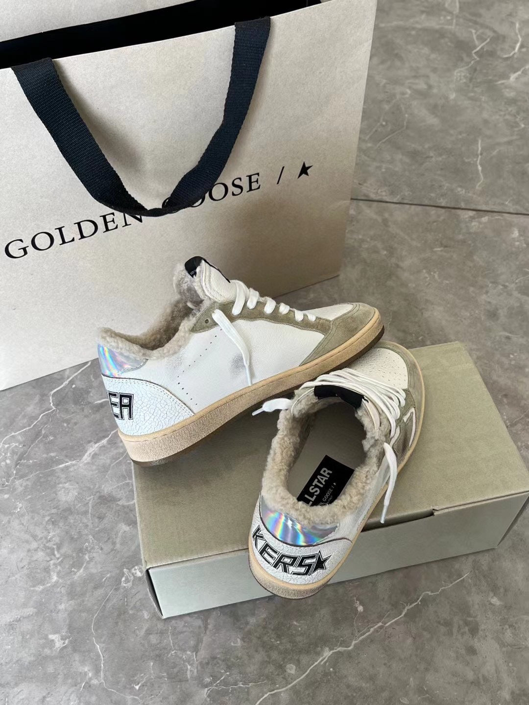 Golden Goose Vintage Distressed Sneakers #003
