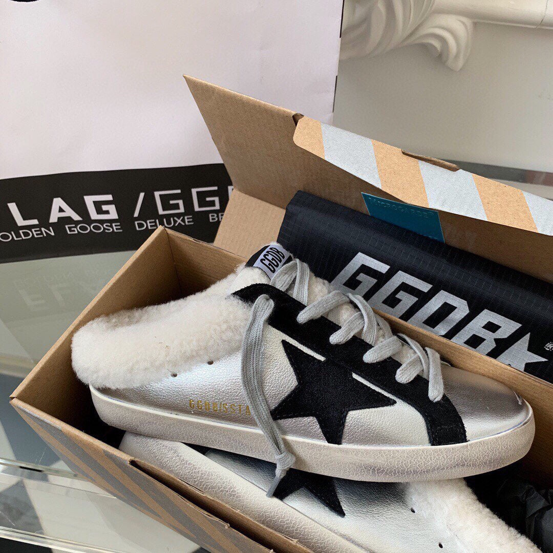 Golden Goose Vintage Distressed Sneakers #095