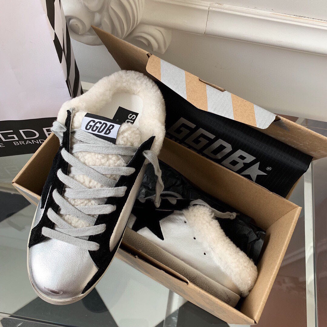 Golden Goose Vintage Distressed Sneakers #095