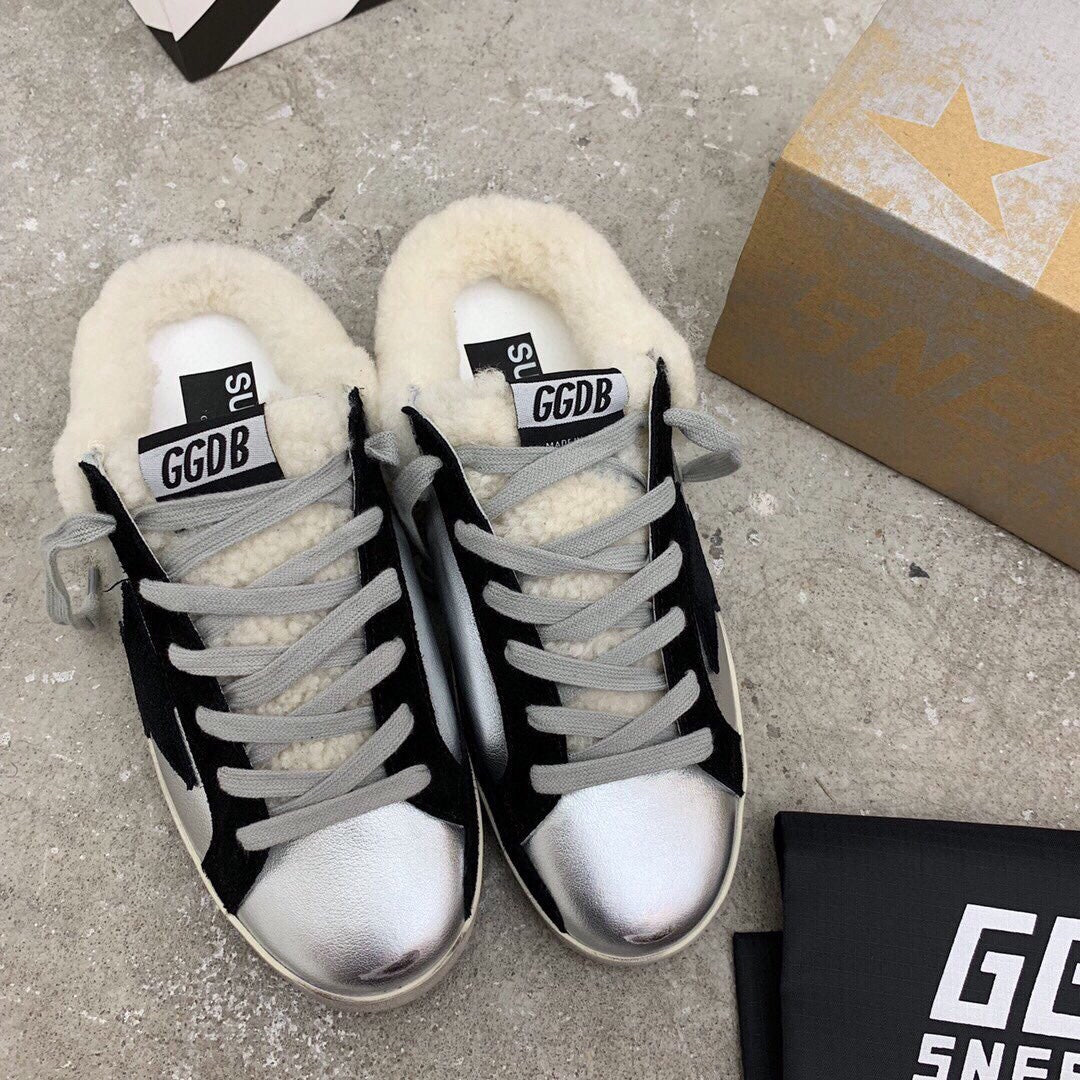 Golden Goose Vintage Distressed Sneakers #095