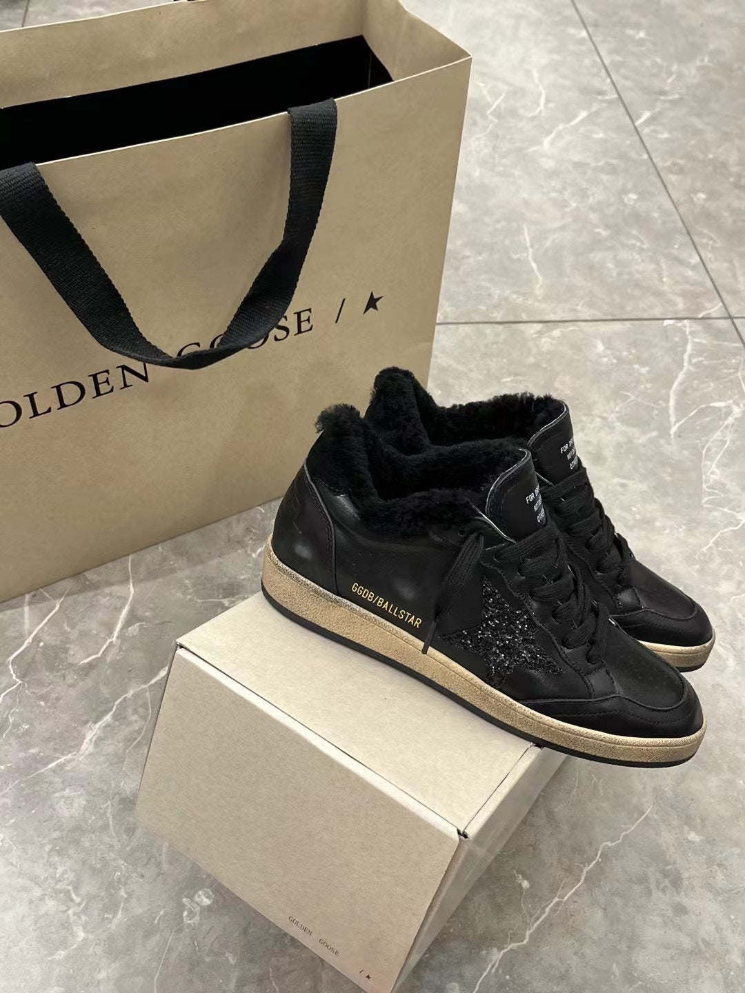 Golden Goose Vintage Distressed Sneakers #010