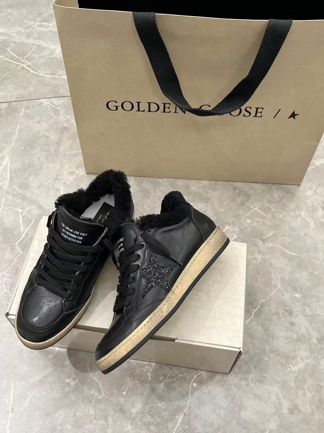Golden Goose Vintage Distressed Sneakers #010