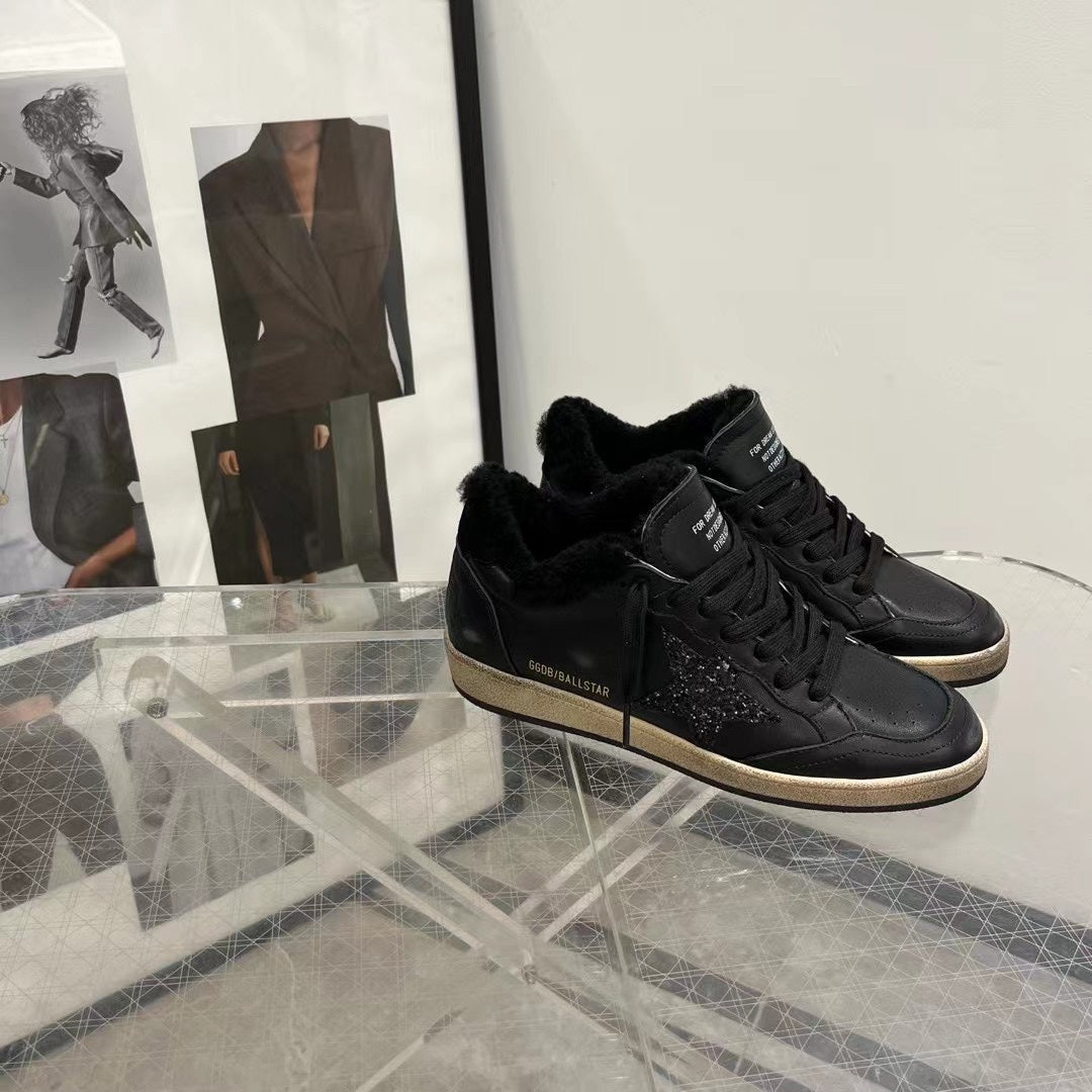 Golden Goose Vintage Distressed Sneakers #010