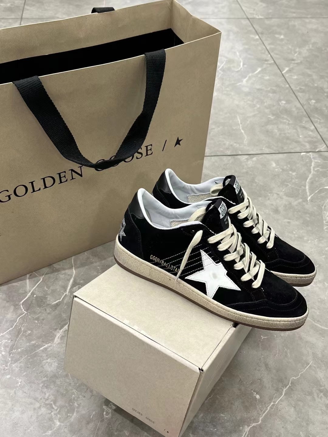 Golden Goose Vintage Distressed Sneakers #143
