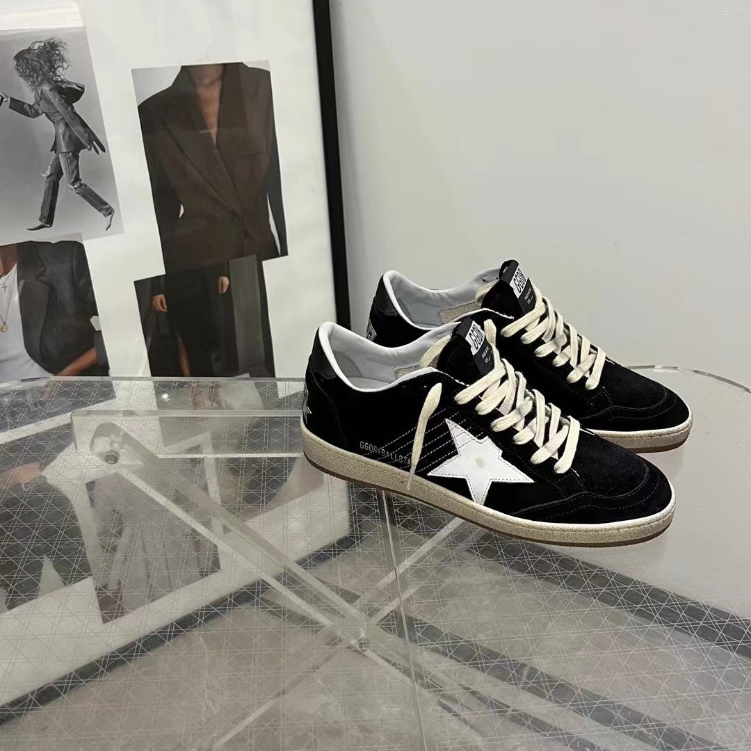 Golden Goose Vintage Distressed Sneakers #143
