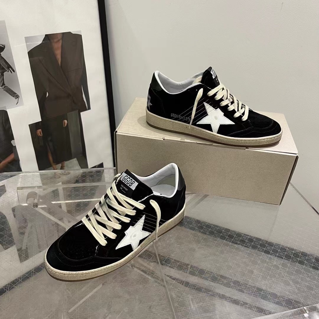 Golden Goose Vintage Distressed Sneakers #143