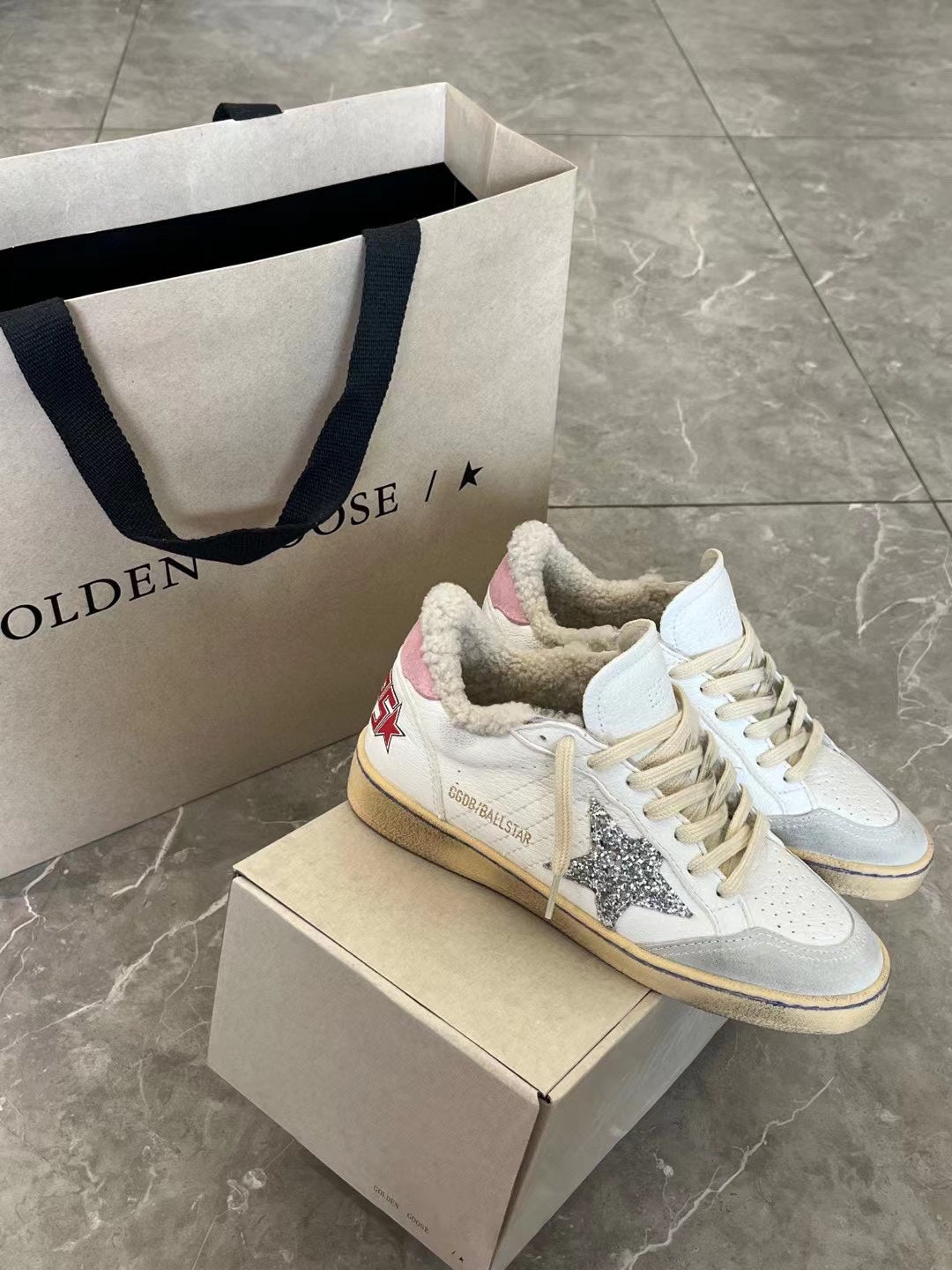 Golden Goose Vintage Distressed Sneakers #002