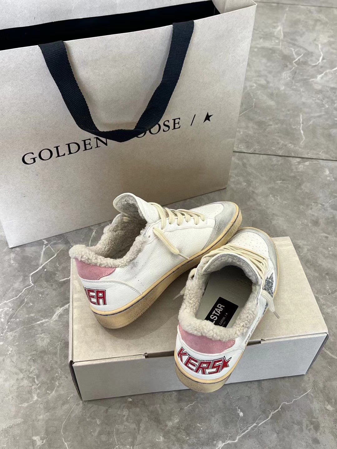 Golden Goose Vintage Distressed Sneakers #002