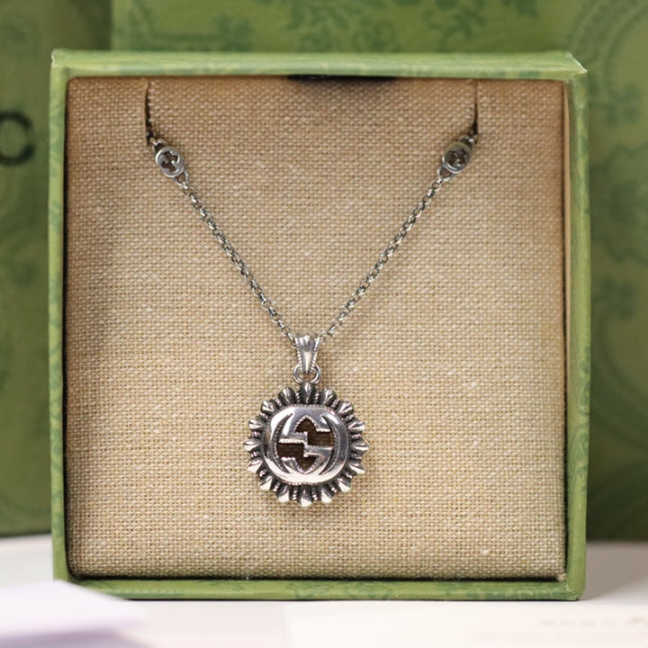 Gucci Vintage Double G Necklace