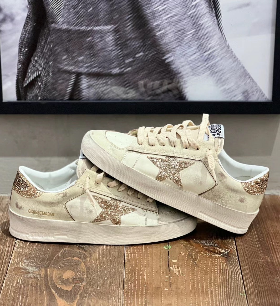 Golden Goose Vintage Distressed Sneakers #251