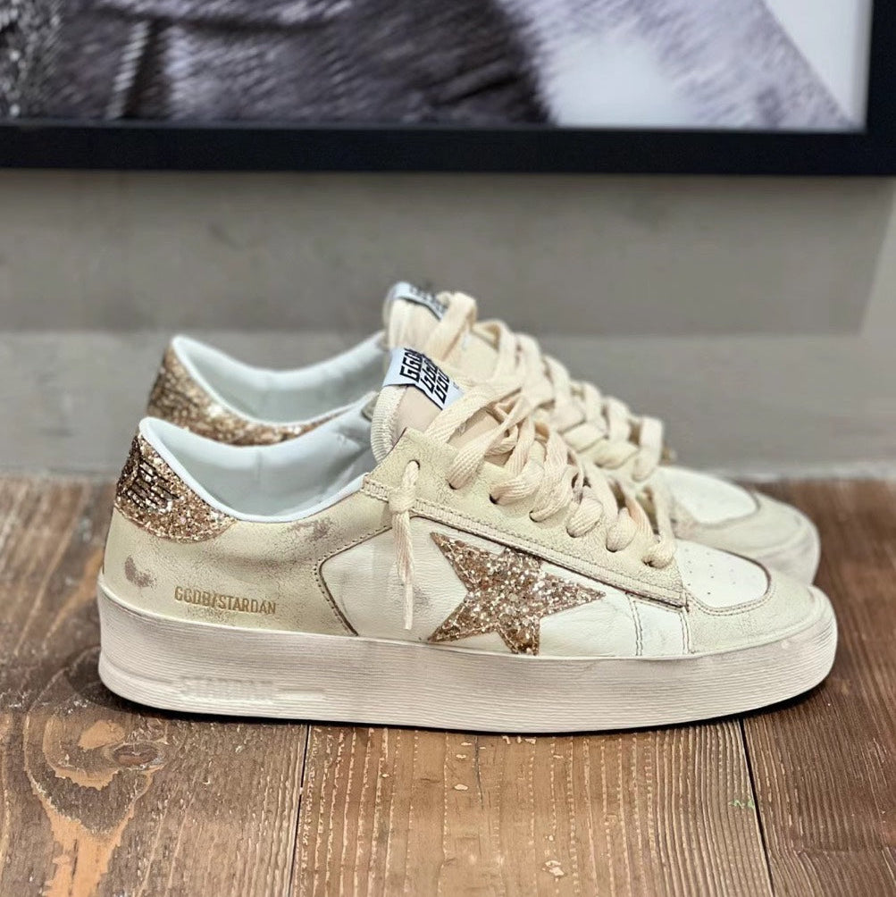 Golden Goose Vintage Distressed Sneakers #251