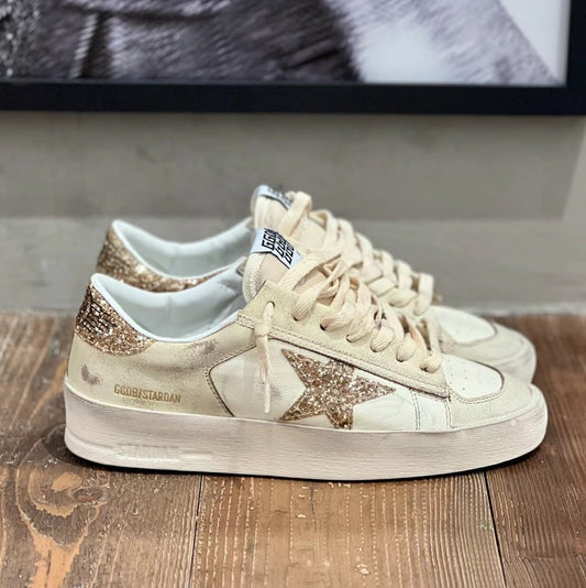 Golden Goose Vintage Distressed Sneakers #251